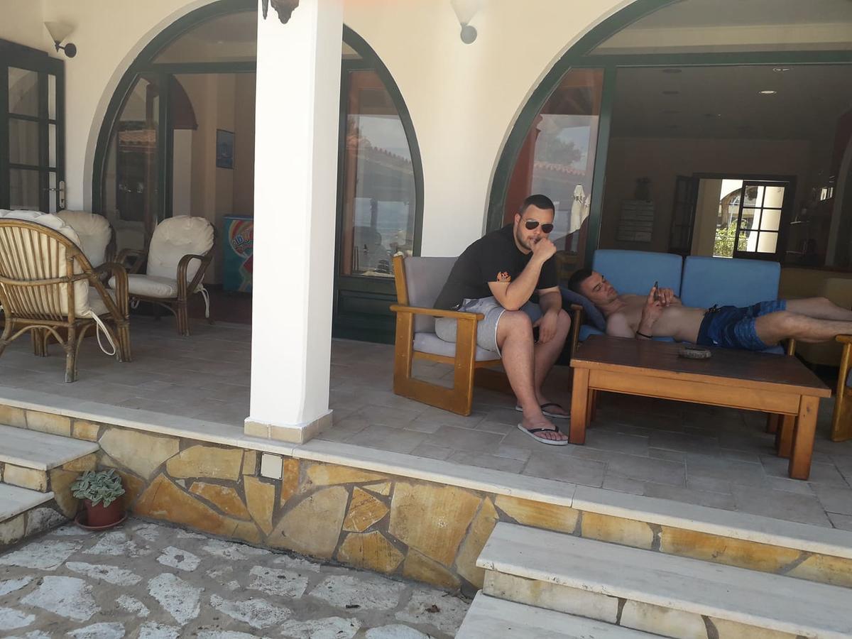 Akti Panela Beach Hotel Kávos Exterior foto