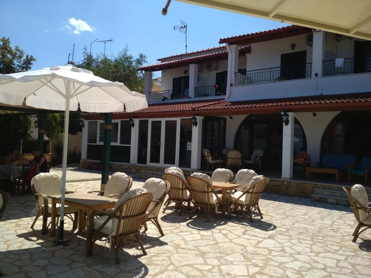 Akti Panela Beach Hotel Kávos Exterior foto