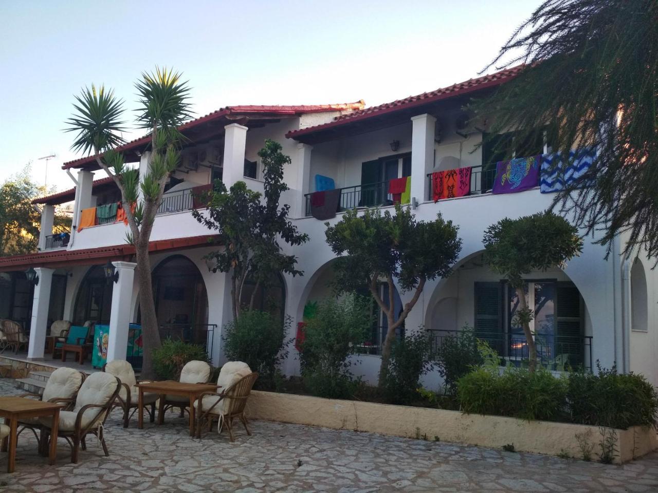 Akti Panela Beach Hotel Kávos Exterior foto